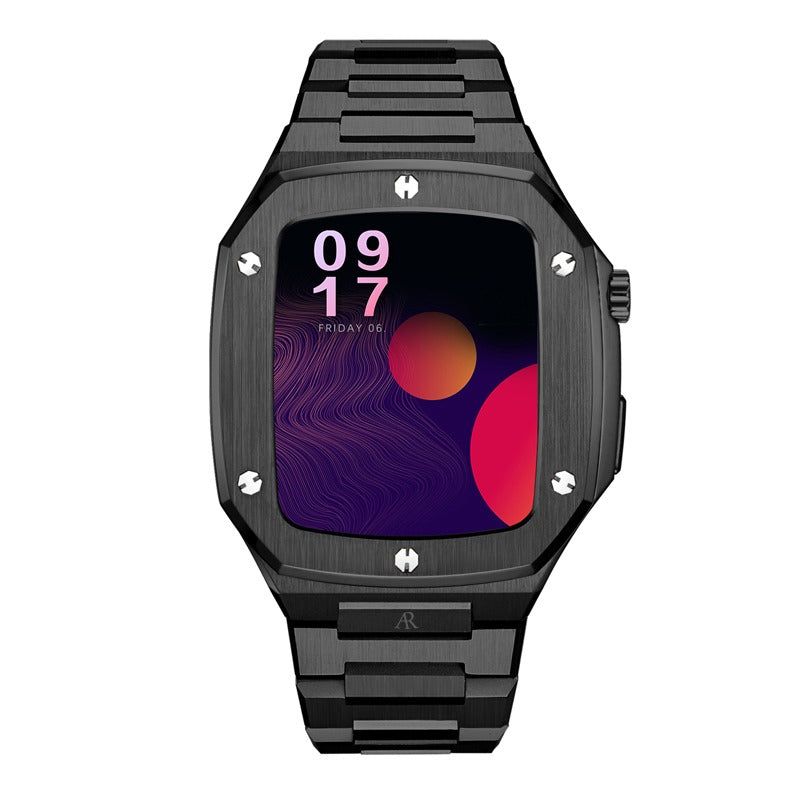 All black smartwatch case by ASOROCK WATCHES